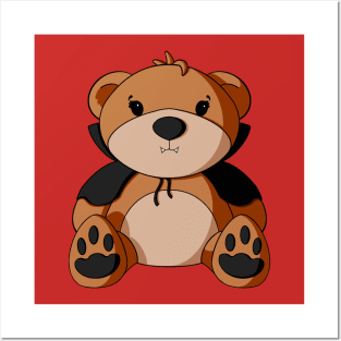 Dracula Teddy Bear Posters and Art